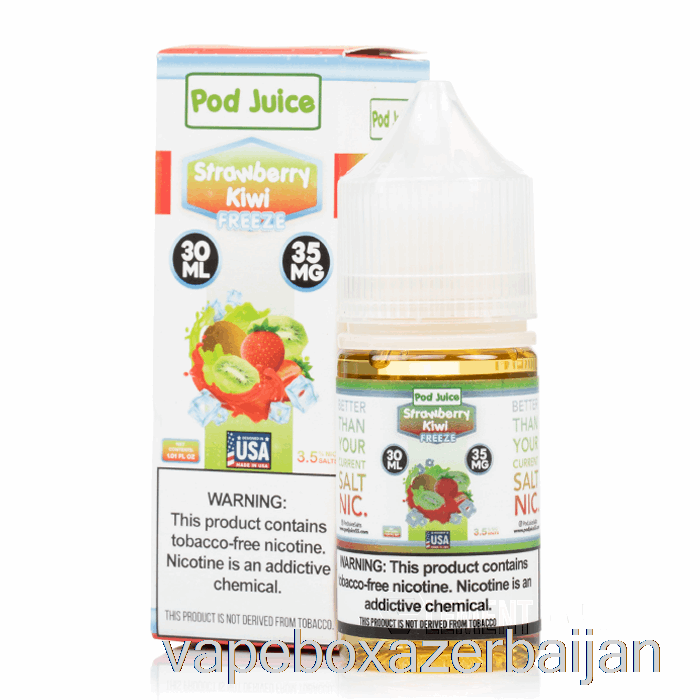 Vape Azerbaijan FREEZE Strawberry Kiwi - Pod Juice - 30mL 55mg